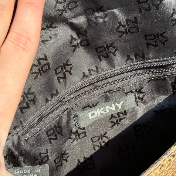 DKNY Crocodile Print Leather Crossbody Bag - Picture 5 of 5